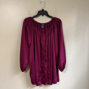 George woman size‎ 3X purple top